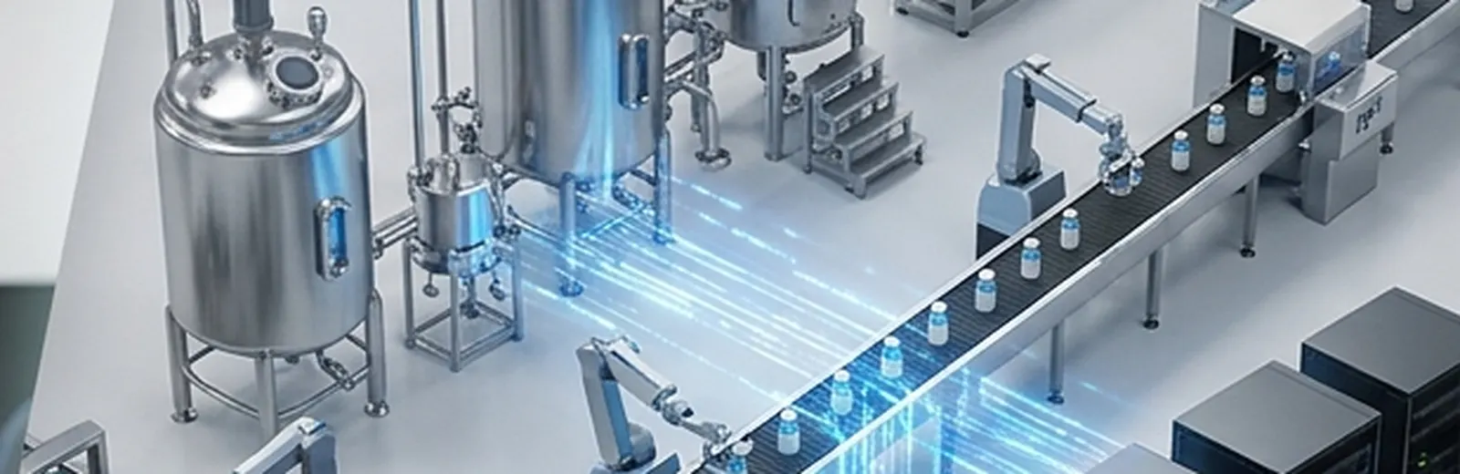 GxP manufacturing connected to cloud infrastructure